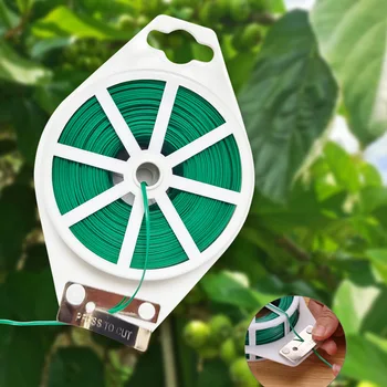 Twist Tie Wire Good Price Gold Garden Bag Bread Roll Plant Plastic Coated Iron Wire Metallic Cable Easy Factory 100m 50m 20m