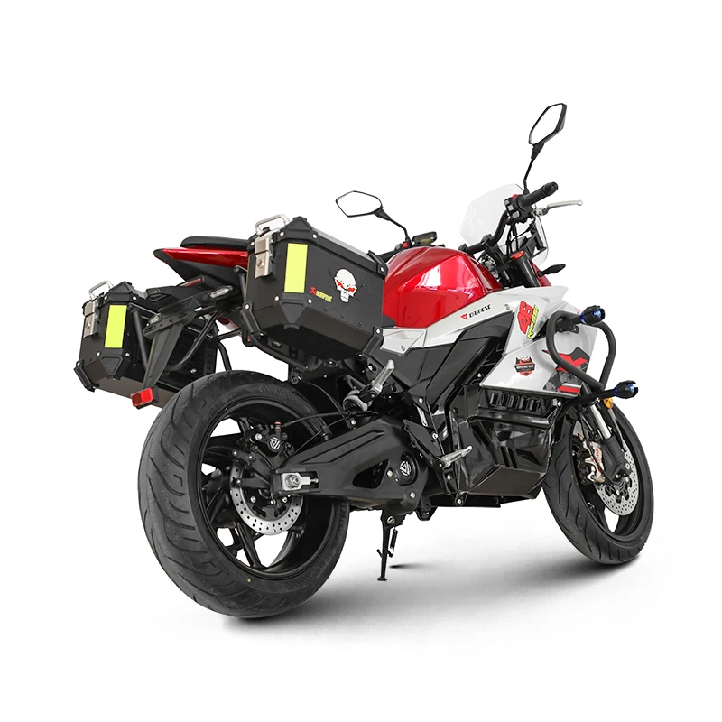 High Speed Power Smart Retro Customized Color Sidecar Electric Motorcycle for Adults