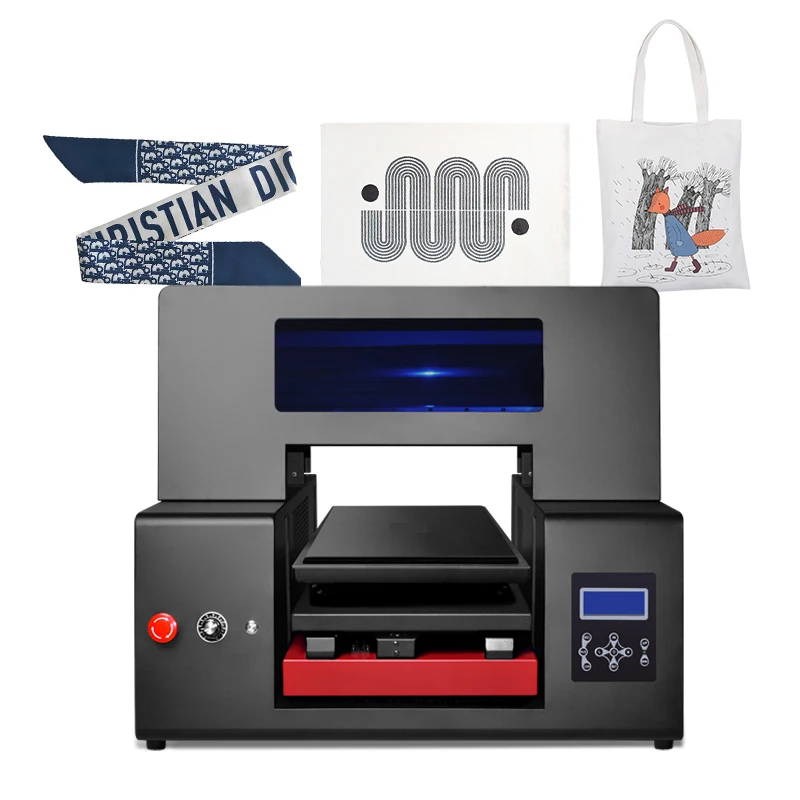 Automatic Flatbed UV Printer Machine for T-Shirts and Socks New Condition Factory Price Digital Print