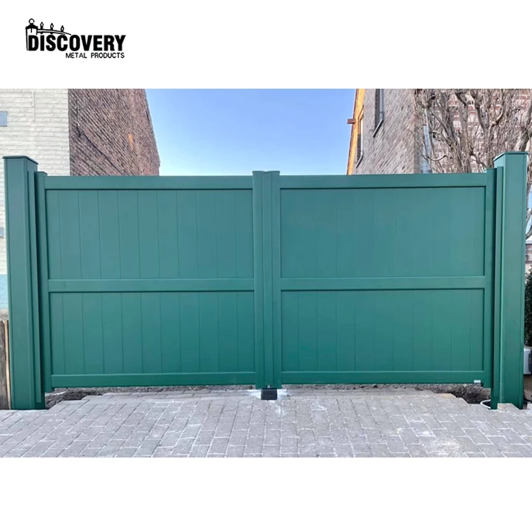 Factory Customized Durable Use Electric Remote Control Aluminium Garden Gates Driveway Main Gates for Houses