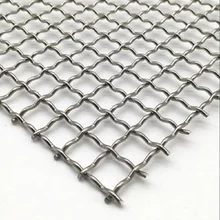 304 Material 3mm Hole Mesh 6 Stainless Steel Crimped Wire Mesh