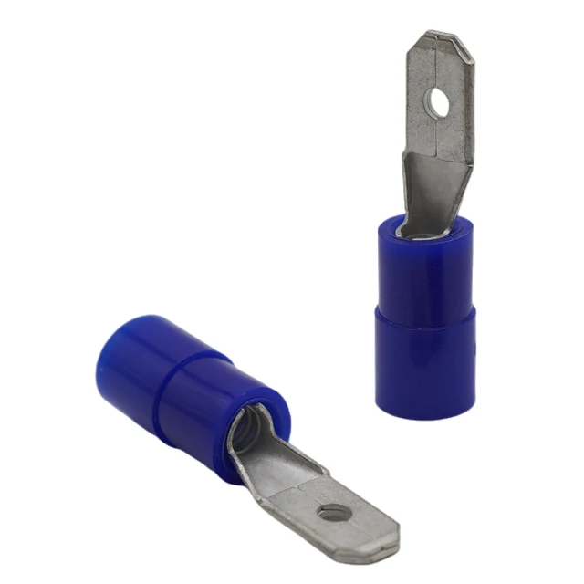 Nylon-Insulated Male Quick Disconnects Brass Crimp Terminals with Lug and Connector Insulated Terminals Product