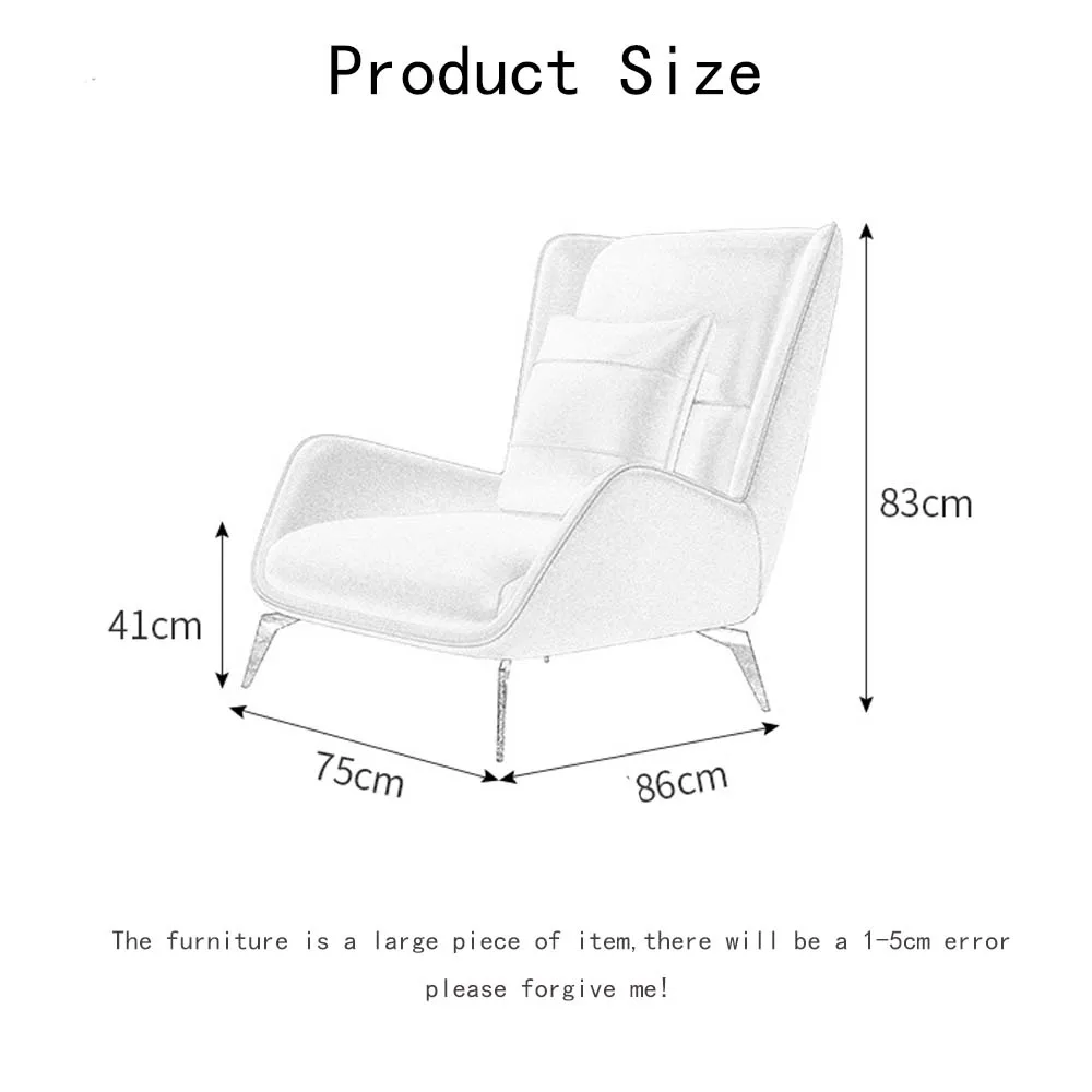 Modern Living Room Furniture Luxury Arm Hotel Leisure Lounge Chairs