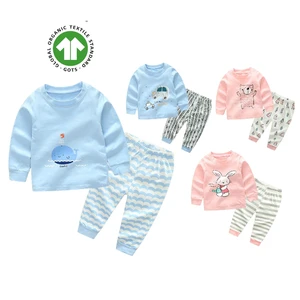 Big Sister Little Sister Clothes 100% Cotton 2 Piece Long Sleeve Girls Pajama Set