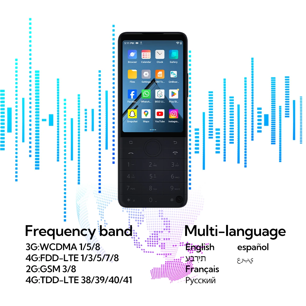 Duoqin F22 PRO - Android 12 Smartphone with 4GB RAM