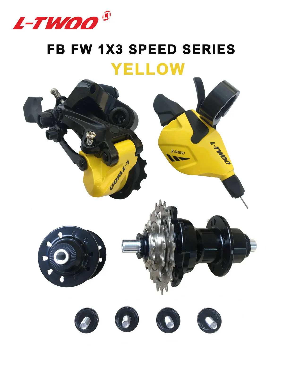 FW 1X3 Bicycle Accessary Alloy Groupsets - High Quality Derailleurs