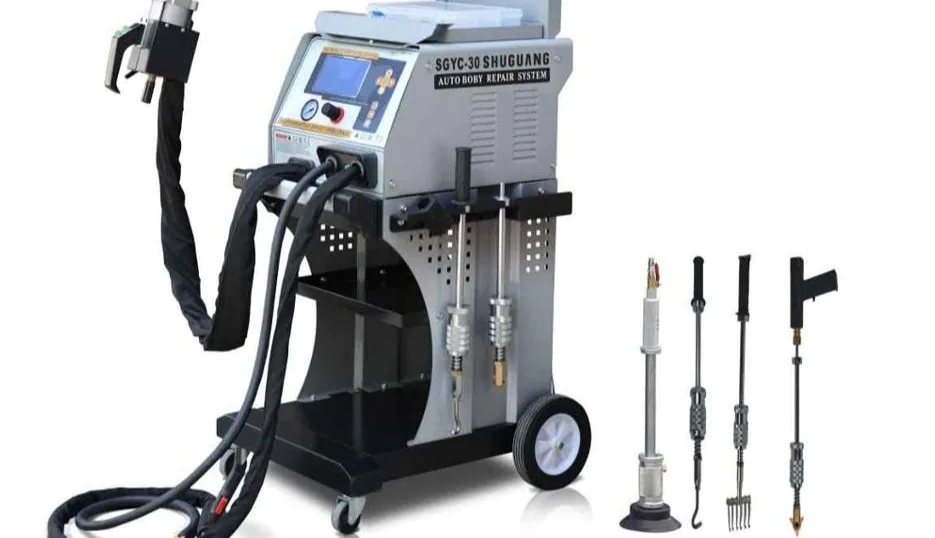 Machine à Débosseler Carrosserie Électrique 220V 3500A - Soudeuse Par Points Induction Pour Réparation Bosses