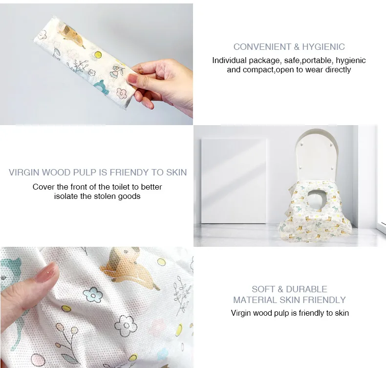 Printed Waterproof Portable Hygienic Disposable Toilet Seat Cover Mat For Kids Buy Waterproof