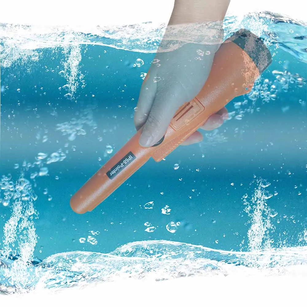 Fully Waterproof IP68 Pinpointer Metal Detector - Fast Reaction, Easy ...