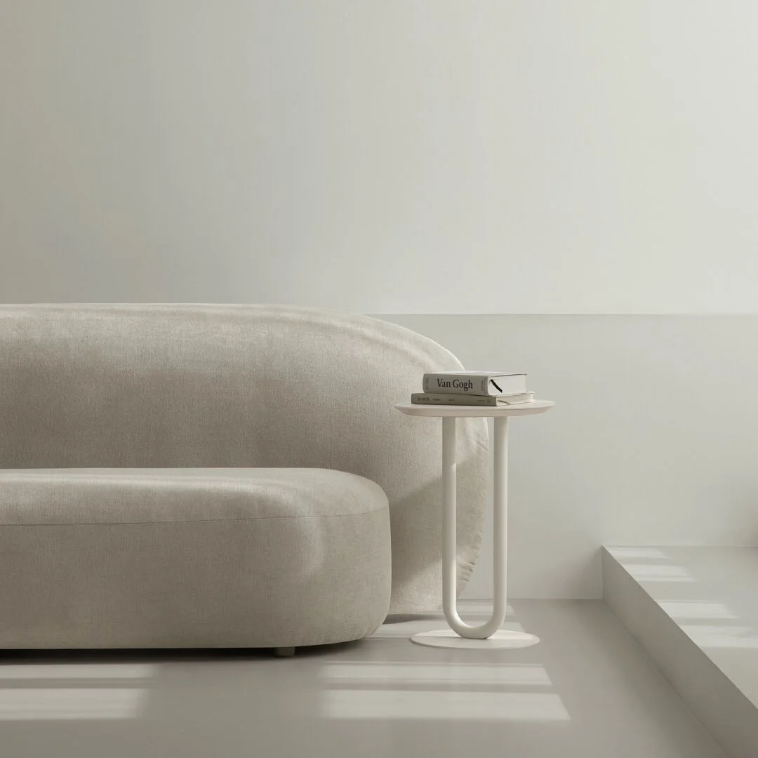 Kinno Korean-style Modern Simple Round Coffee Table Balcony Cafe