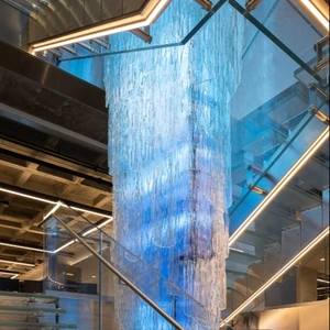 ECOJAS New Luxury Design Handmade Glass Hotel Lobby Wedding Hotel Indoor Chandelier Professional Lighting Solution