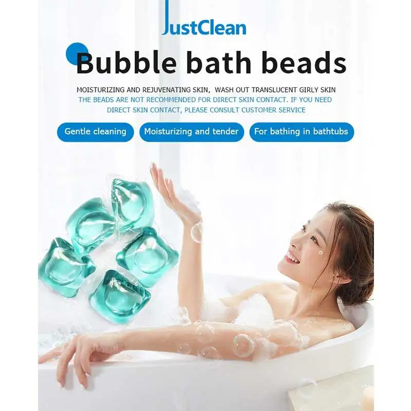 И шарик Pva Водорастворимая пленка гель для душа оптом чистые нежные бусины ванны