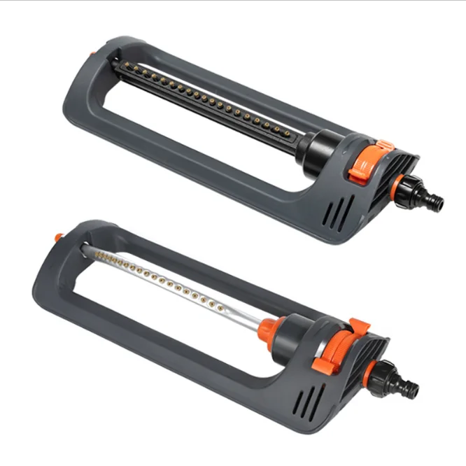 19-Hole Automatic Oscillating Spray Sprinkler 360° Rotary for Gardening Lawn Agricultural Irrigation Water Pitcher
