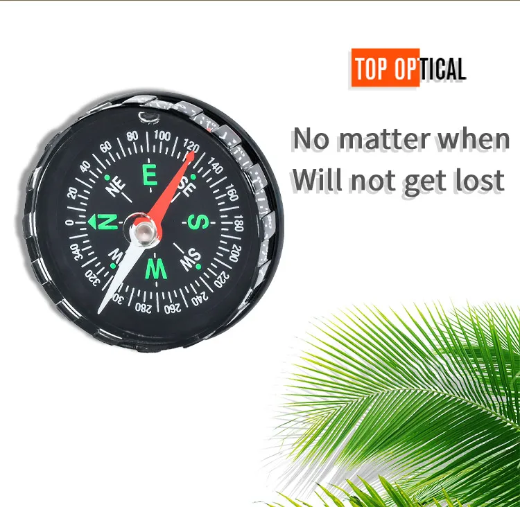 Mini Map Compass BSCI Factory Supply Measure Prismatic Mini Map Compass