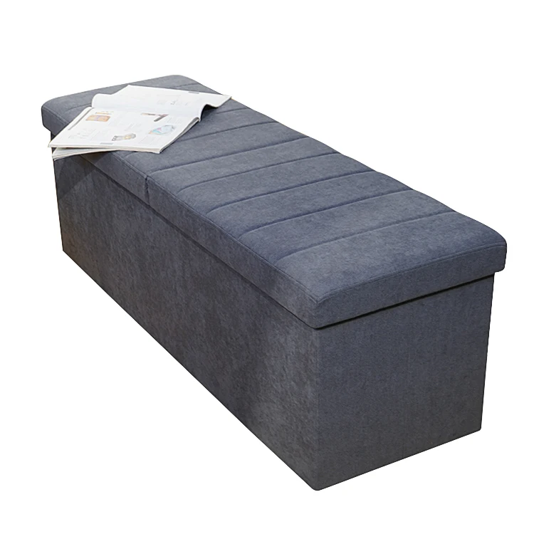 HStex Custom Home Furniture Adjustable Bedroom Storage Ottoman Bench Footrest Printing Footrest Banquinho