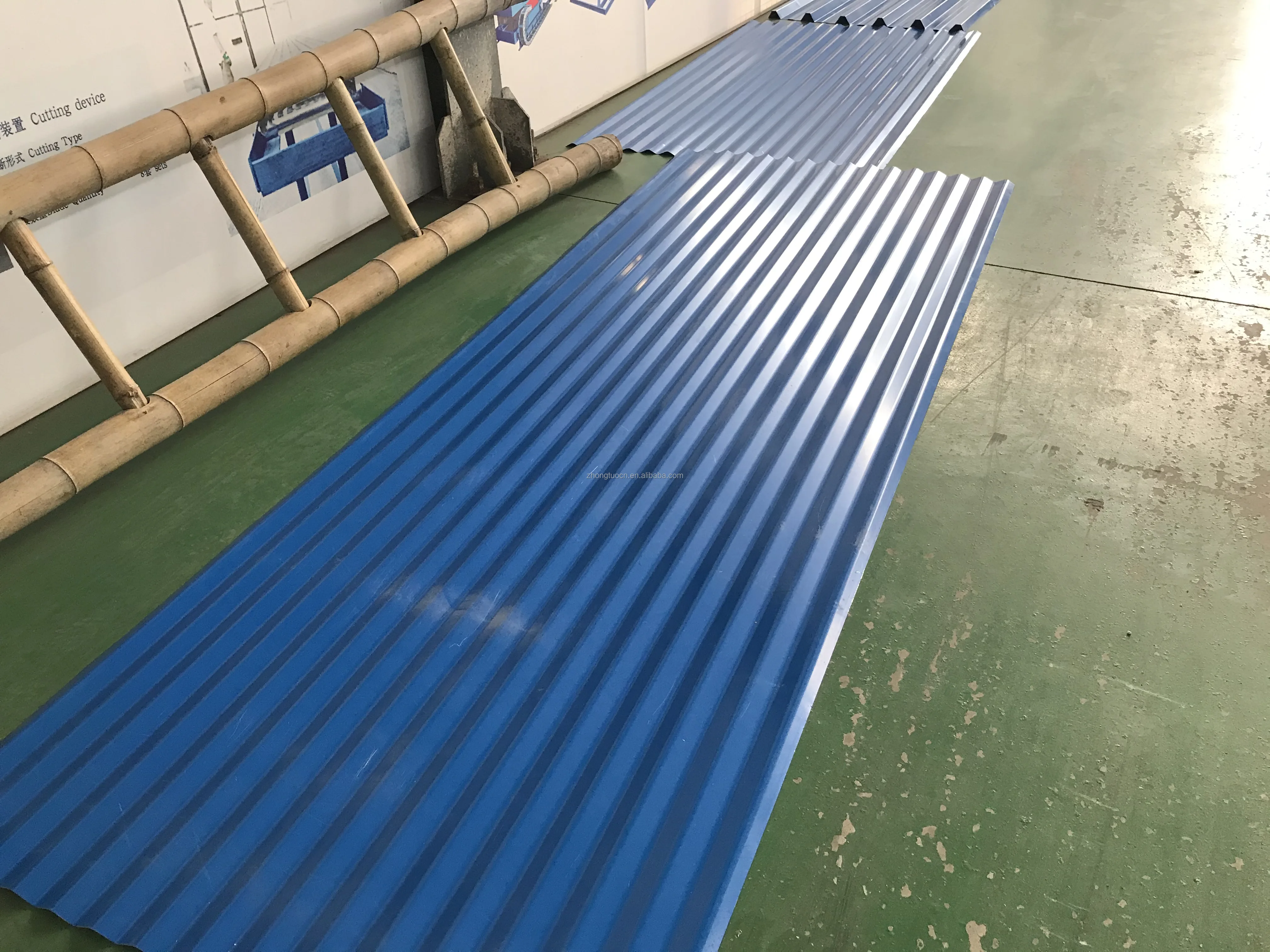 Factory supplier metal aluminum PPGI GI corrugated roofing sheet machinery