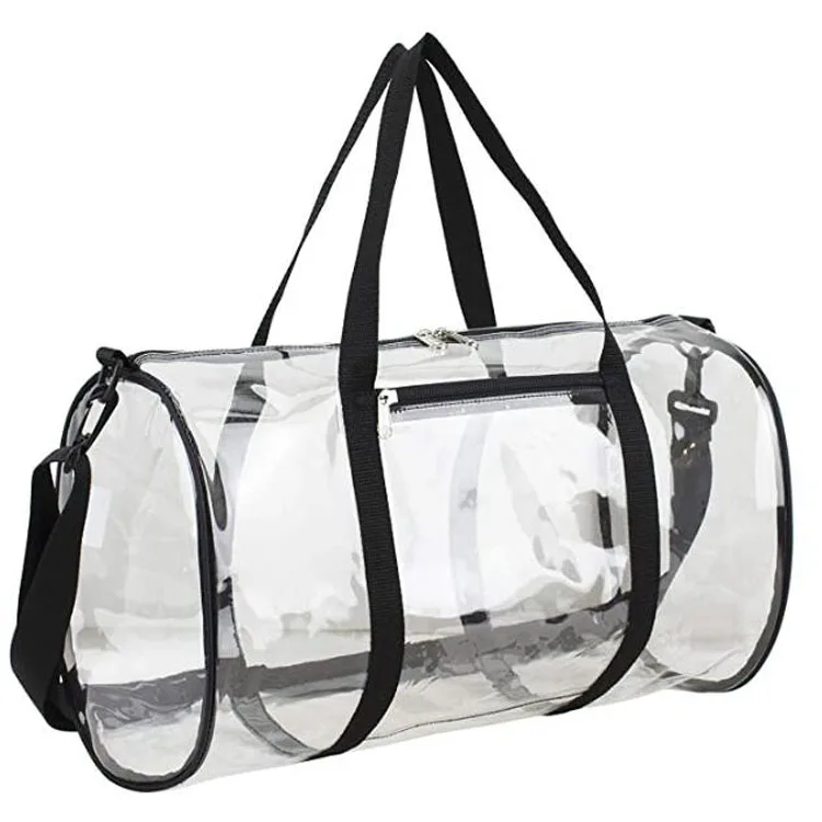 Source Transparent Clear Waterproof PVC Duffel Bag Clear Small