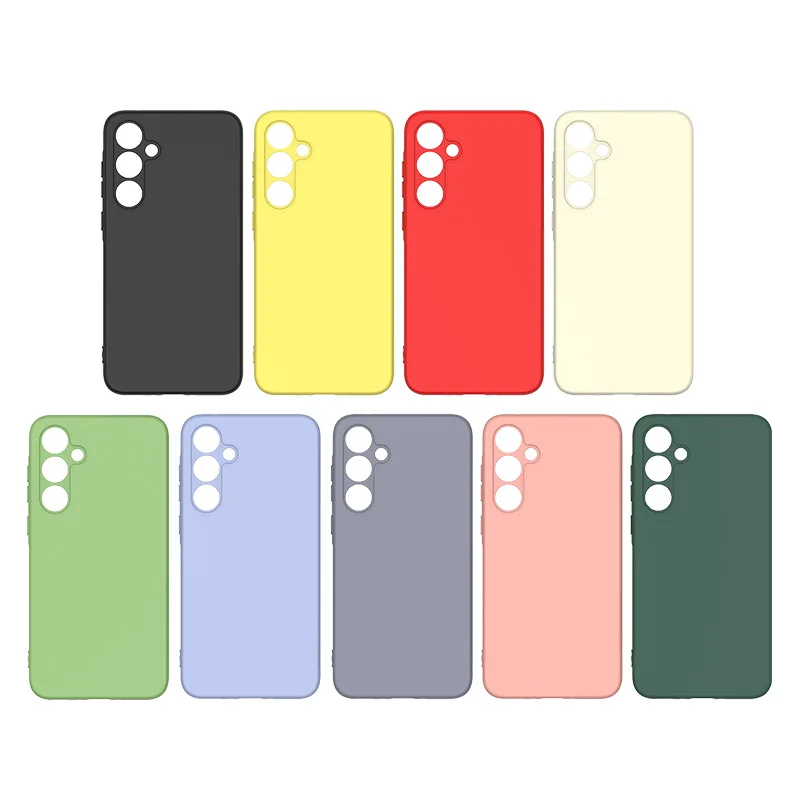 Full Cover Matte Black TPU Soft Microfiber Flexible Mobile Phone Case For Samsung Galaxy A05 A05s 5G Cases