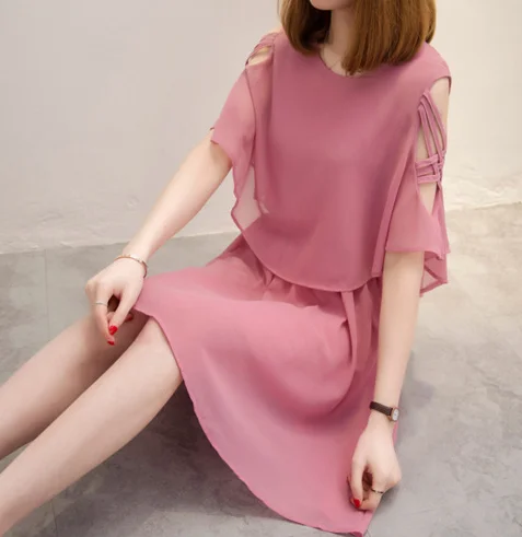 Chic ladies dress korean design short frock In A Variety Of Stylish Designs   Alibabacom