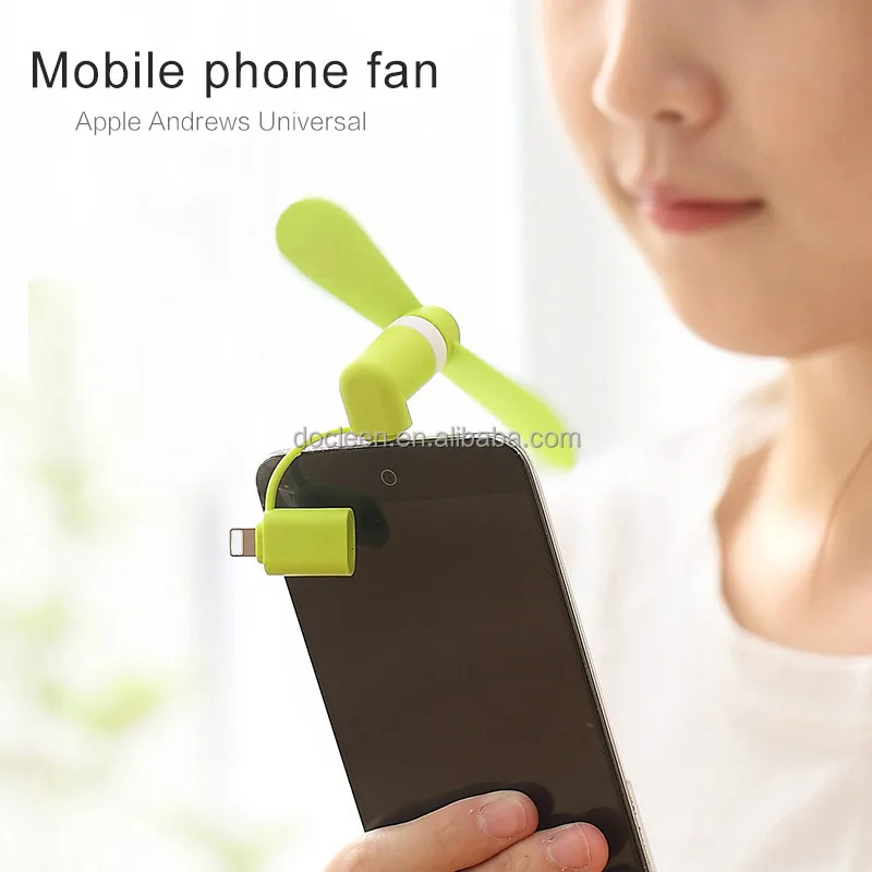 Portable micro usb mini fan for Android Smartphone 