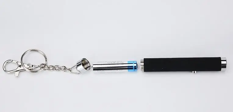 Small Size Mini Keychain Laser Pointer New Laser Pointer Pen 2in1 Puntero Laser  Green Lazer