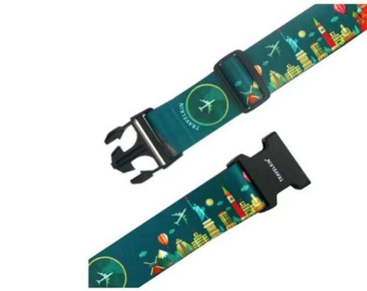 Adjustable Suitcase Belts Silicone Luggage Tags Travel Suitcase Tags