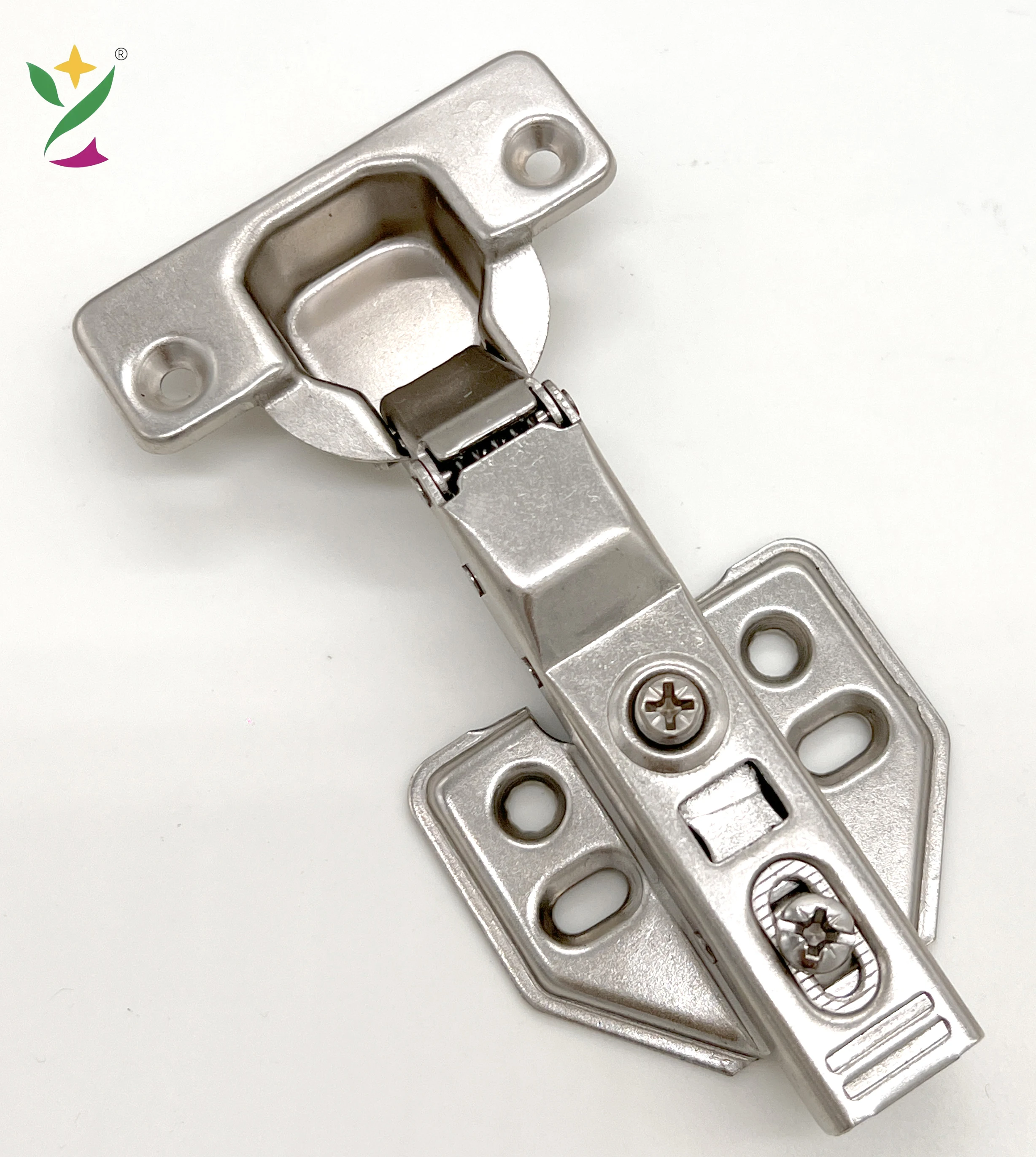 Usion Top 35mm Hydraulic Iron Slide on Kitchen Hinge Soft Close Door Furniture Hardware Cabinet Hinge