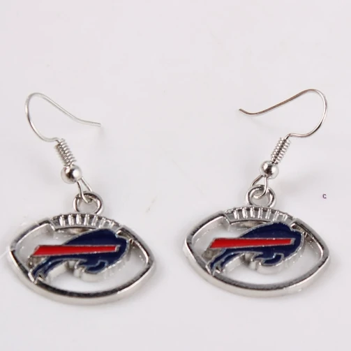 Buffalo Bills Carded Logo Earrings