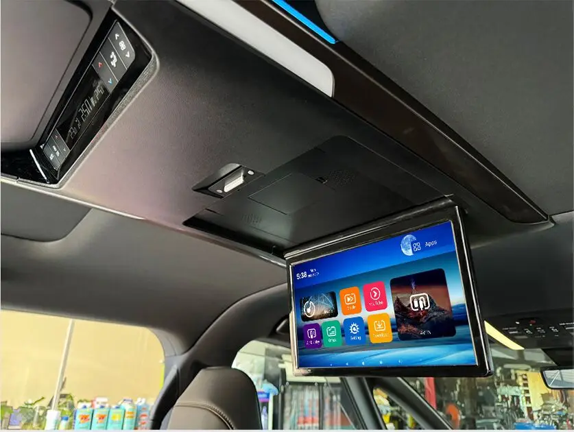14 Inch Car Roof Monitor - 4K IPS Flip down Screen for Toyota Alphard