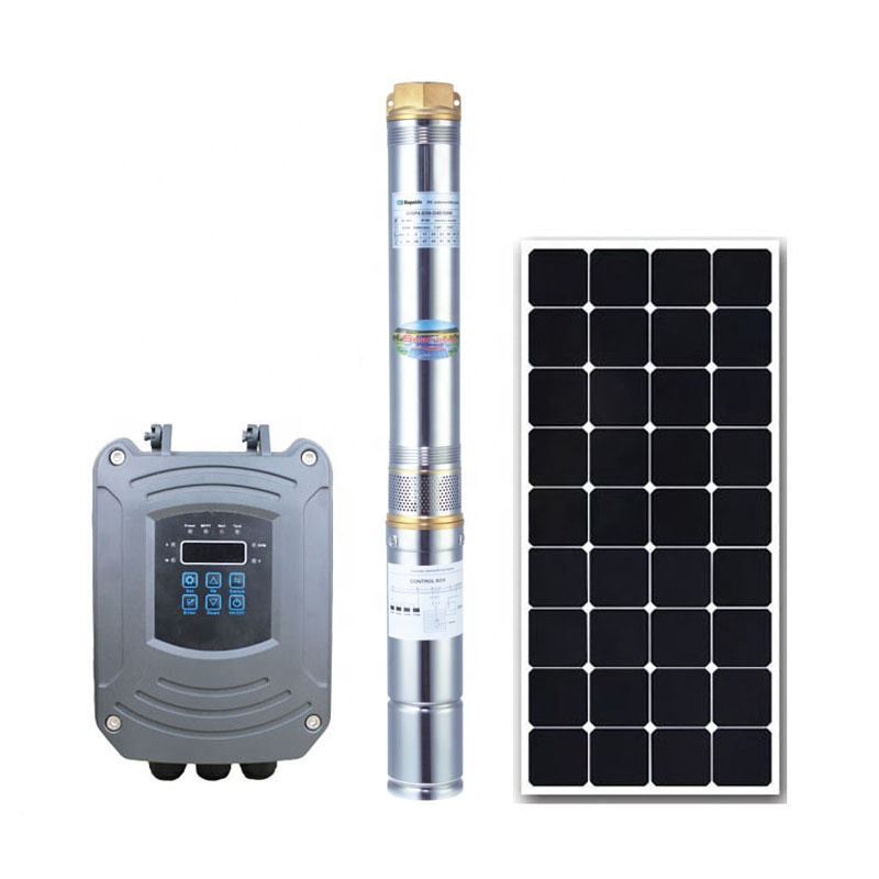 
 110V 1000W 4m 3/h 125m Солнечный водяной насос для орошения Bomba de agua Solar  