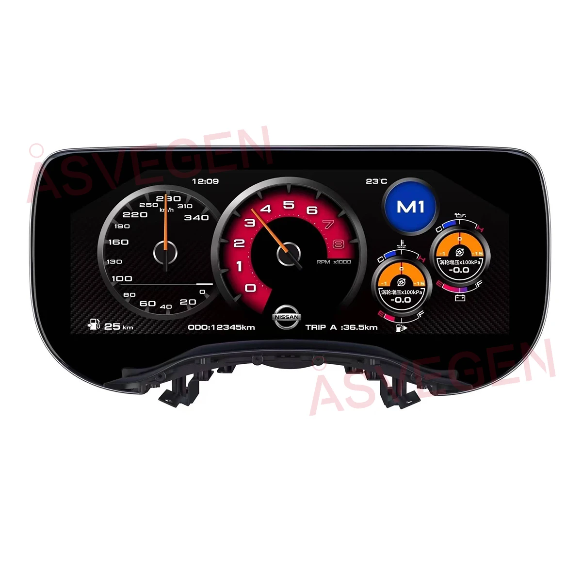 Nissan 350Z Fairlady Z (Z33) 用 12.3インチ LCDデジタルメーター