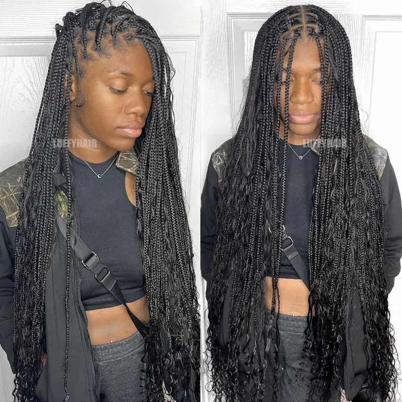 Capelli umani sfusi ricci profondi per intrecciare, estensioni di capelli vergini malesi al 100% non trattati_voghion.com