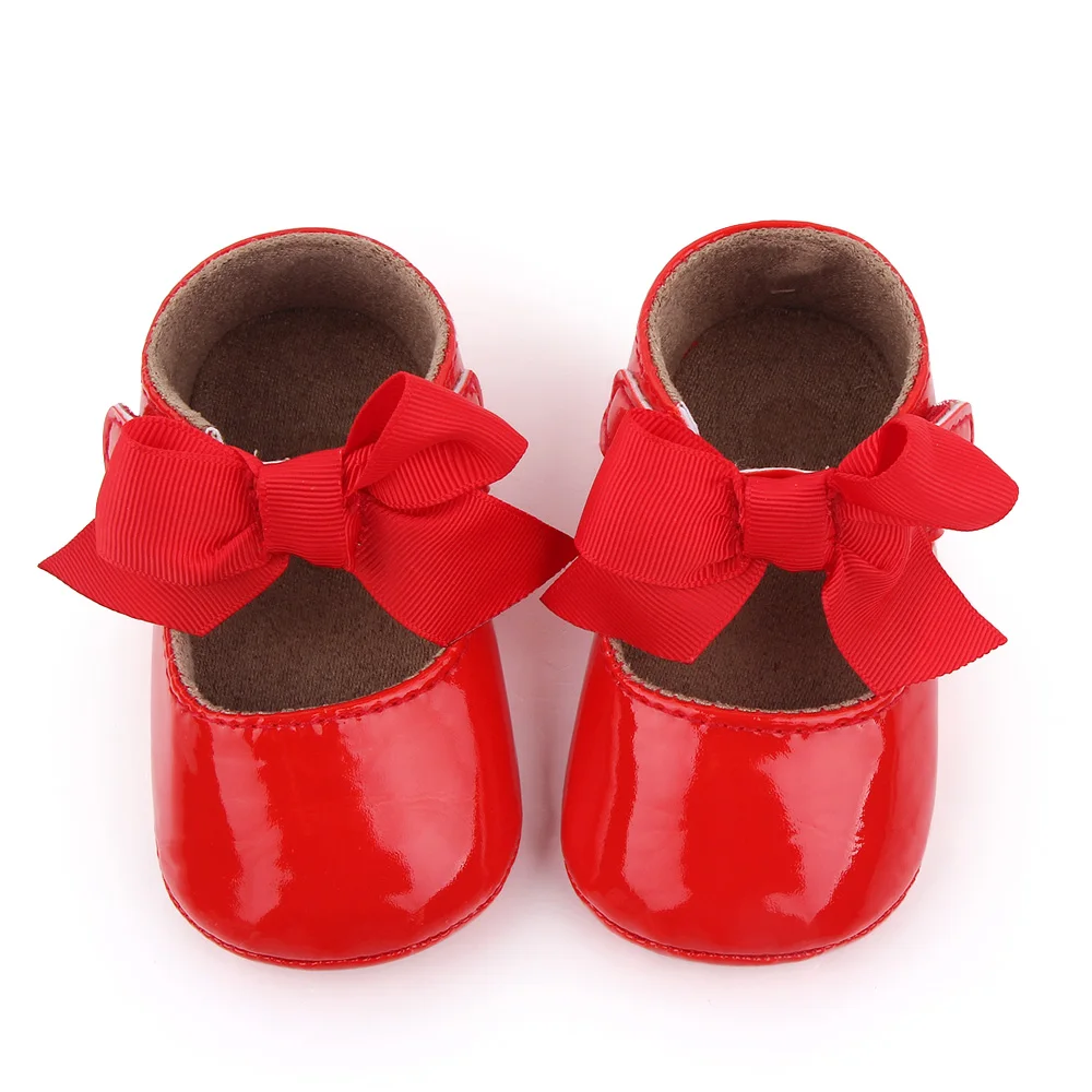 Baby Girls Shoes Rubber Sole High Quality Princess Dress Shoes Infant Toddler Shoes Newborn details