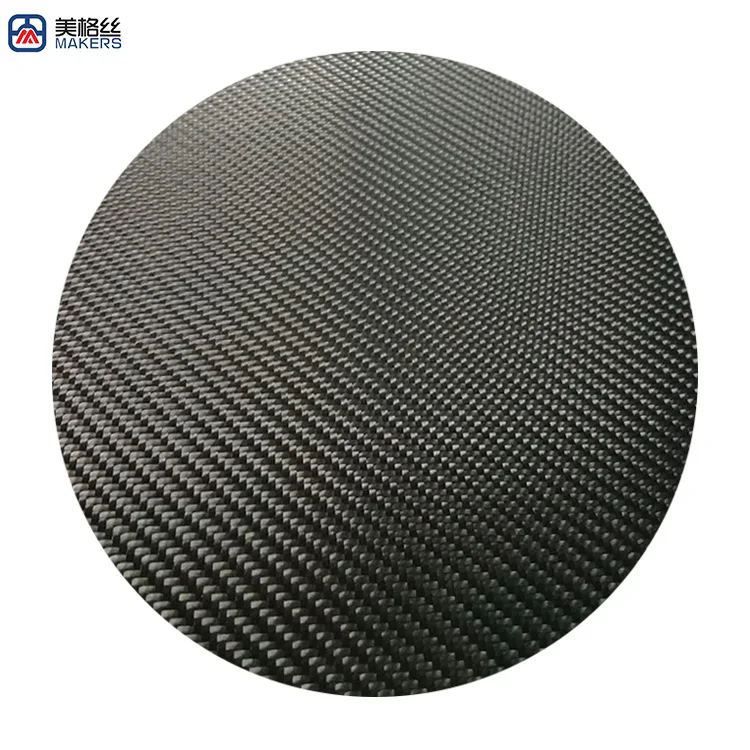 Available 3k 220gsm Mainland Yarn Twill Carbon Fiber Woven Fabric