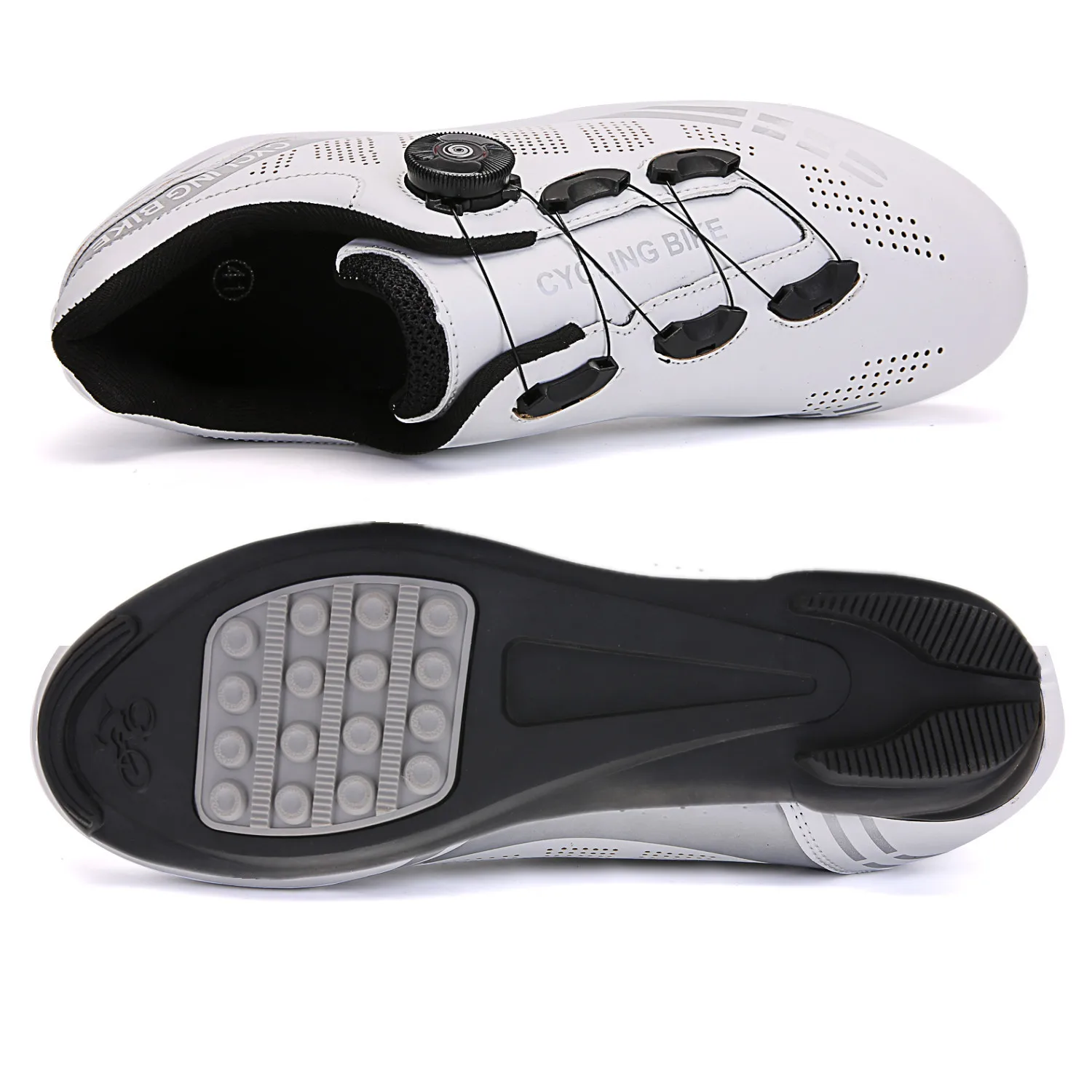 Fashion Quality Lightweight Breathable Men's Women's Road Mountain Cycling Shoe Gear for All Seasons with Lockup Function