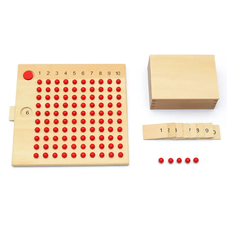 Custom Montessori Children's Wooden Math Counting Learning Board ...