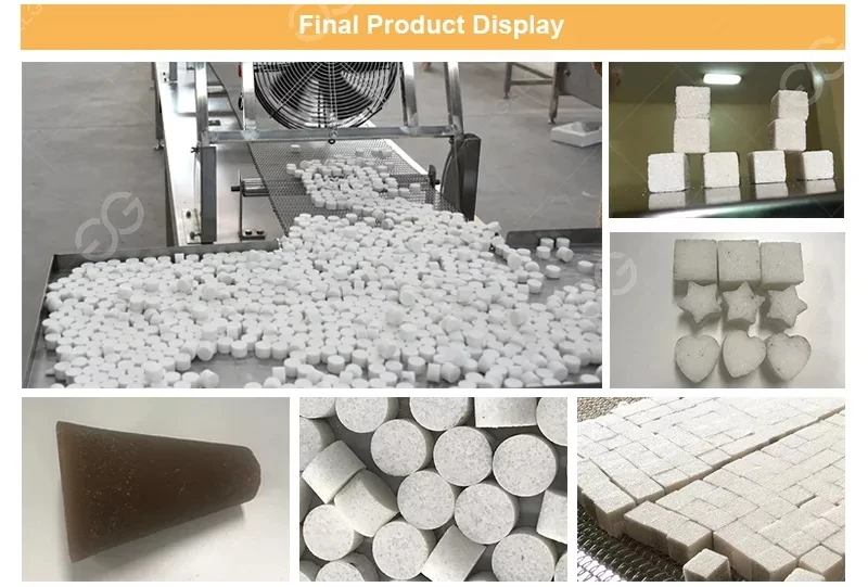 Factory Made Complete Sets Lump Sugar Making Machine Automatic Cube Sugar Making Machine