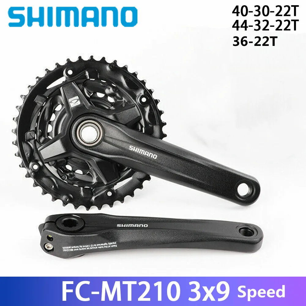 SHIMANO FC MT210 2x9 Speed Crankset 170mm 36 22T For MTB Mountain Bike chainwheel MT210 Bicycle Crankset