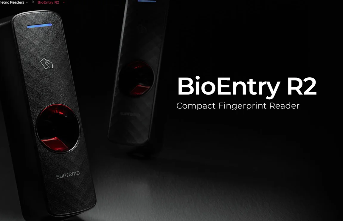 Suprema BioEntry R2 BER2-OD Security Biometric Fingerprint Door Control ...