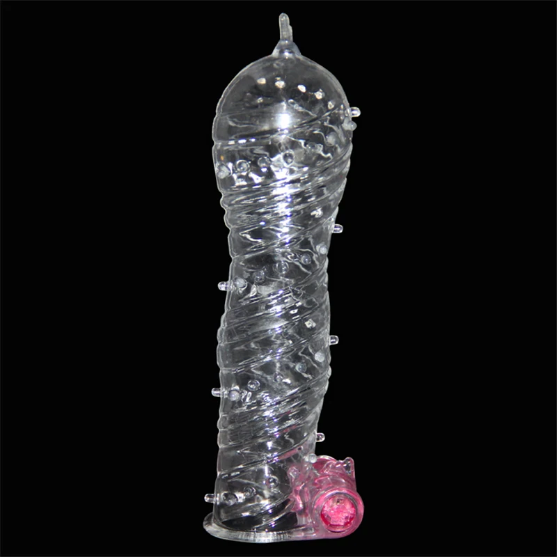 crystal sleeve masturbator Wolf Teeth Transparent Black Crystal Men's Adult Penis Sleeve Thickened  Vibration Masturbation Resistance Soft Gel Dildo| Alibaba.com main image 0