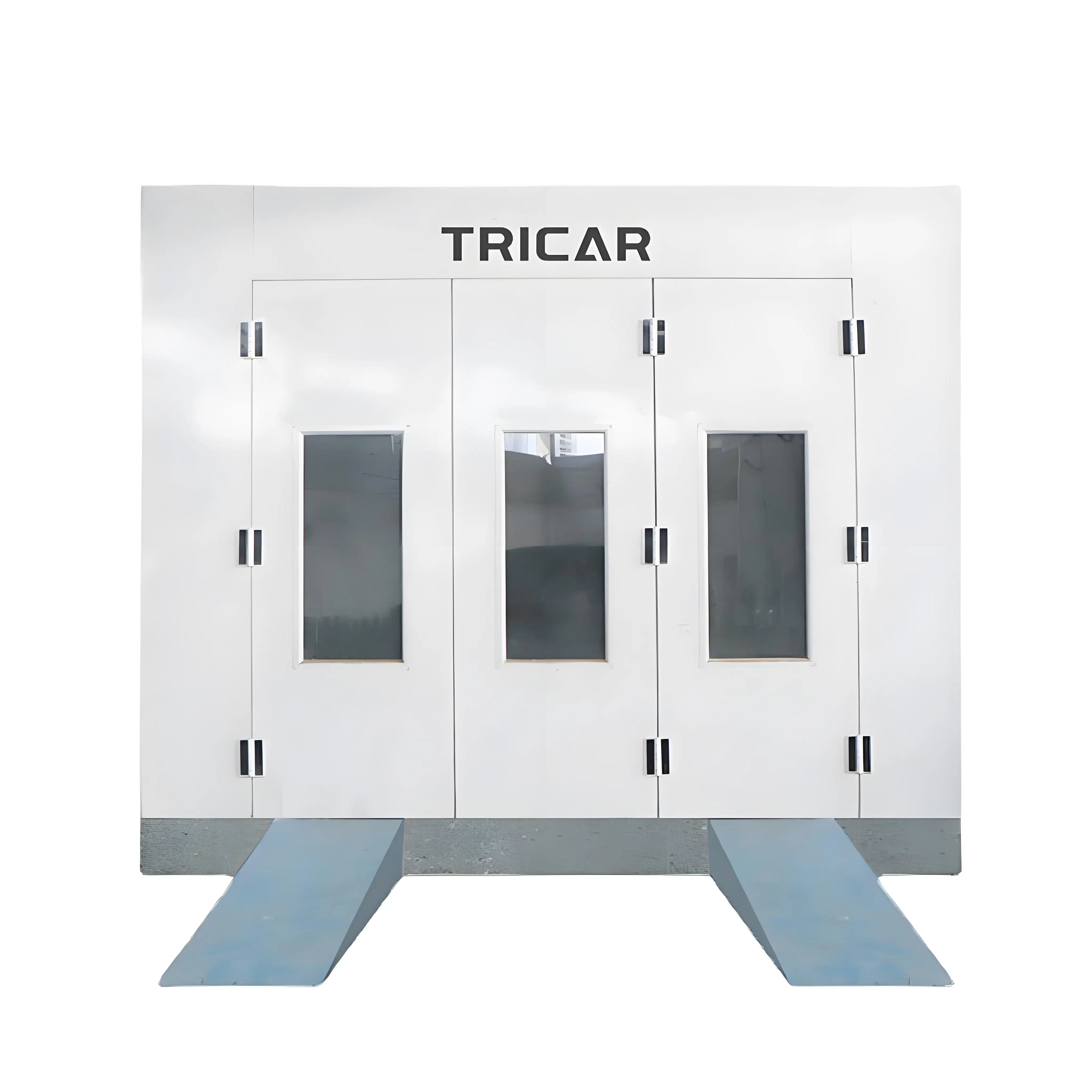 Tricar Factory Direct Auto Paint LED Furnace Spray Booth Customizable Unique Diesel Burner Best Performance Paint Room for Cars