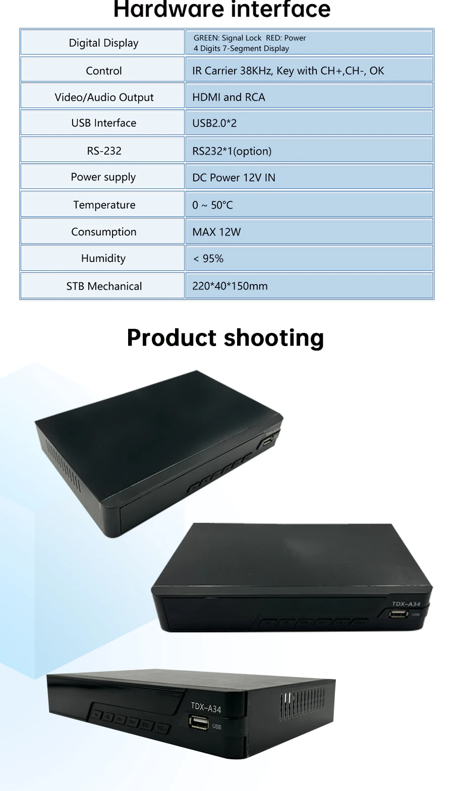 Hd 1080p Dvb S2 Digital Satellite Tv Receiver Satellite Decoder Gx6605s