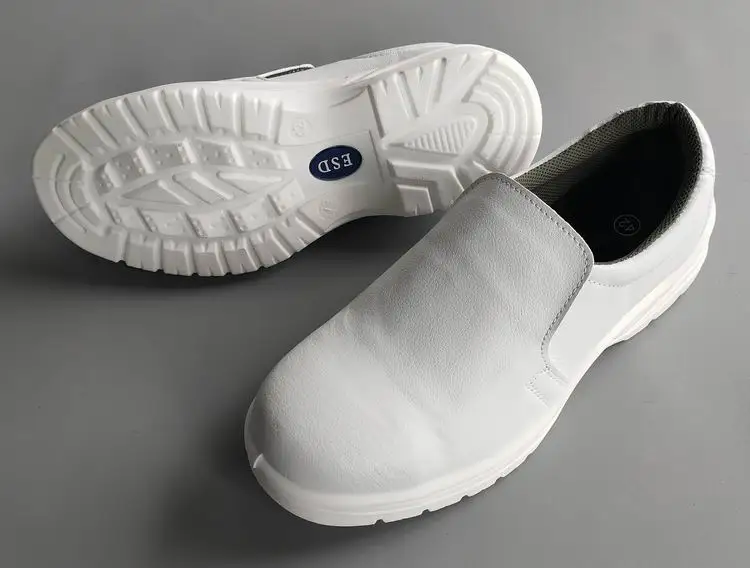 Белая Антистатическая обувь ESD, защитная обувь для защиты от разрушений