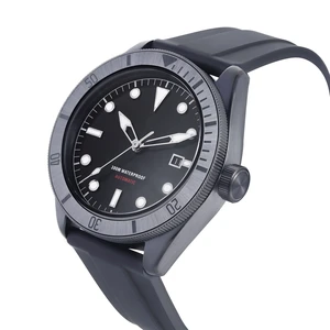 ODM OEM Customized logo Luxury Automatic Black Watch Classic Men's High Quality Stainless Steel Waterproof Mechanical Watches