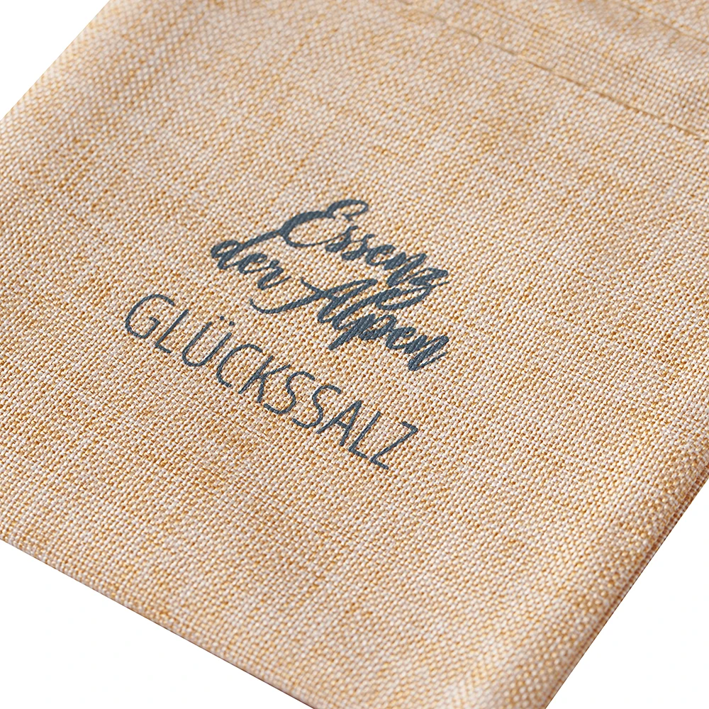 NATURAL Custom Print Logo Small Jute Jewelry Pouch Hemp Linen Jute Jewelry Bag Comb Burlap Drawstring Sacks