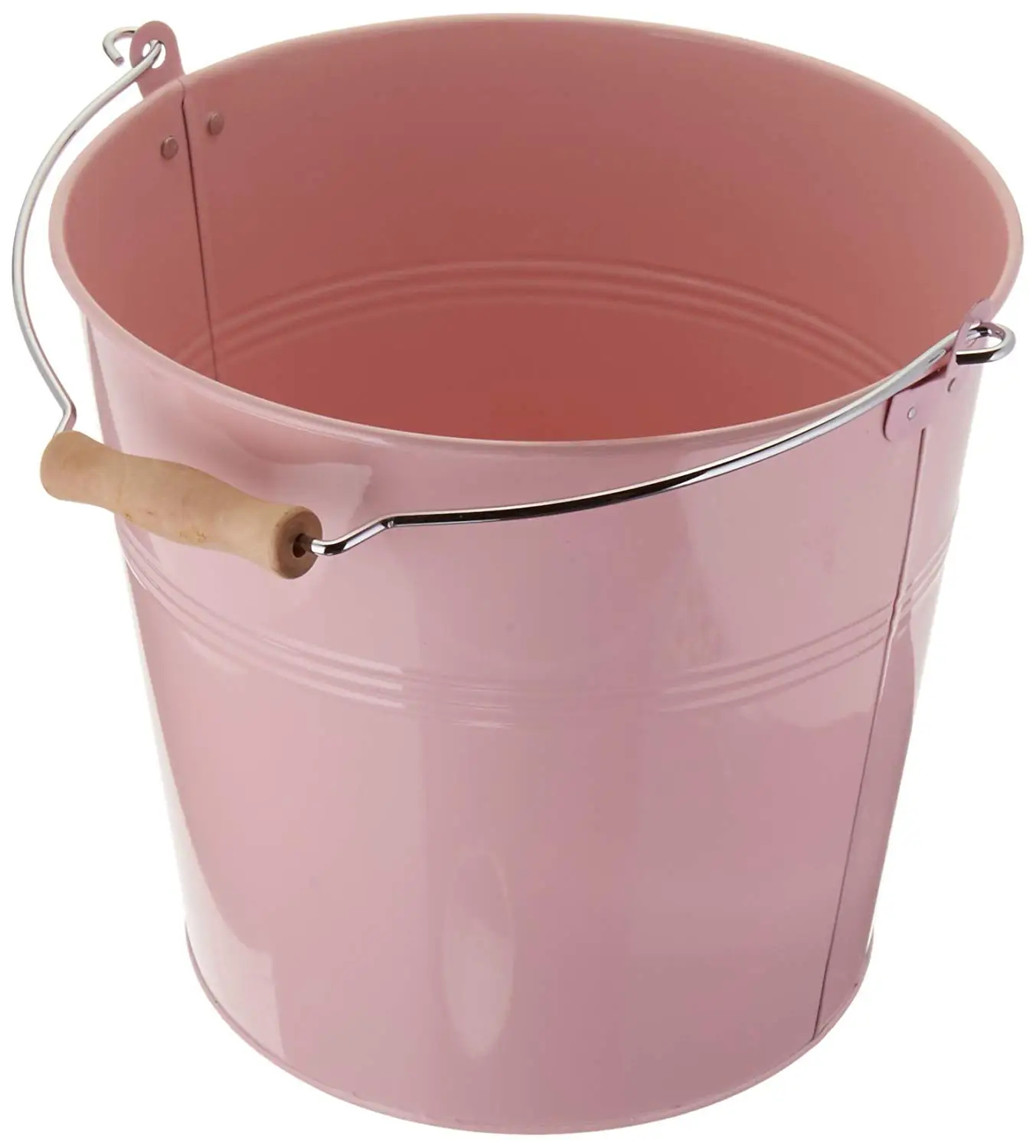 Zinc Bucket Handle Ash Bucket Water Bucket Metal Bucket Galvanised Plant Pot 10L 