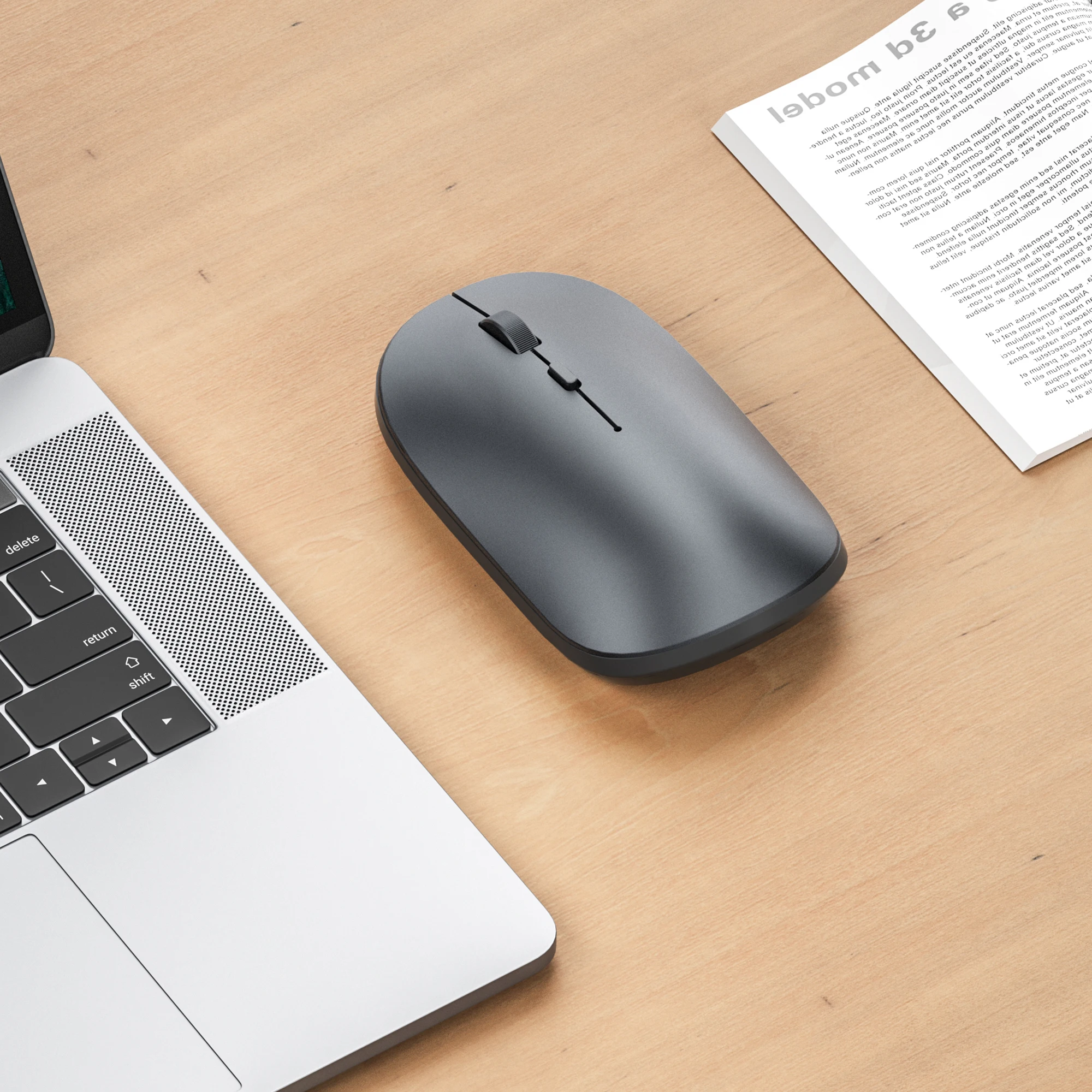 Gadgetoo Wiwu Wm104 Bluetooth Wireless Mouse 2.4G Dual Mode Image