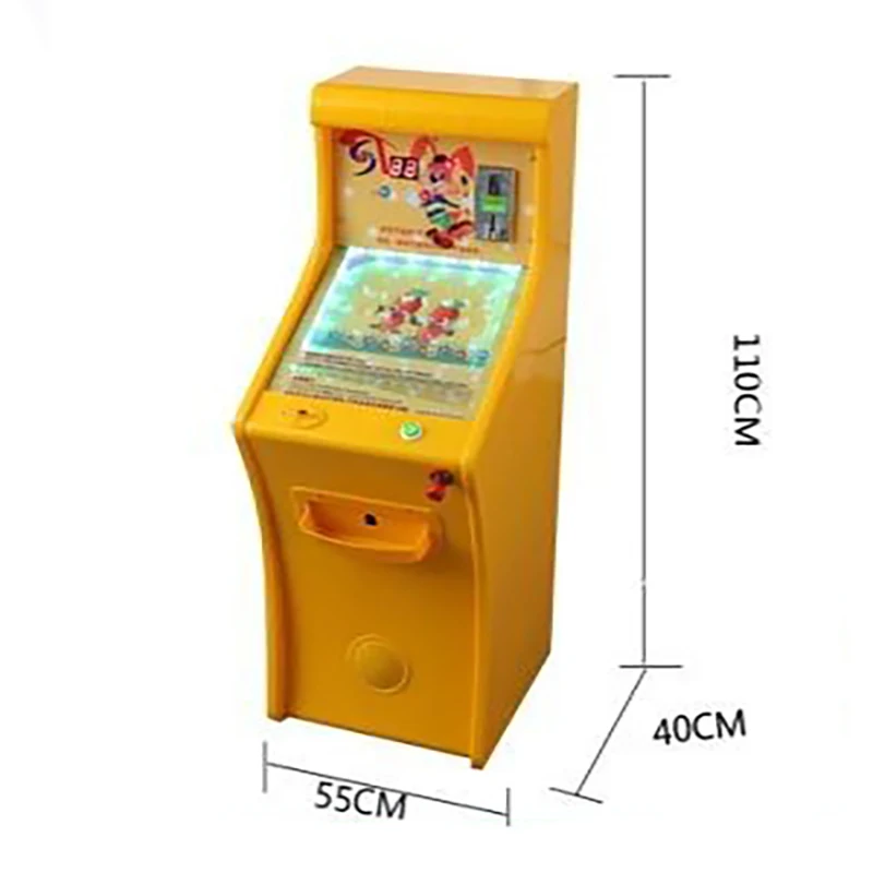 Gold Amusement Coin Operated Arcade Game Machines Educational Toy Electronic Pinball Vending Machine