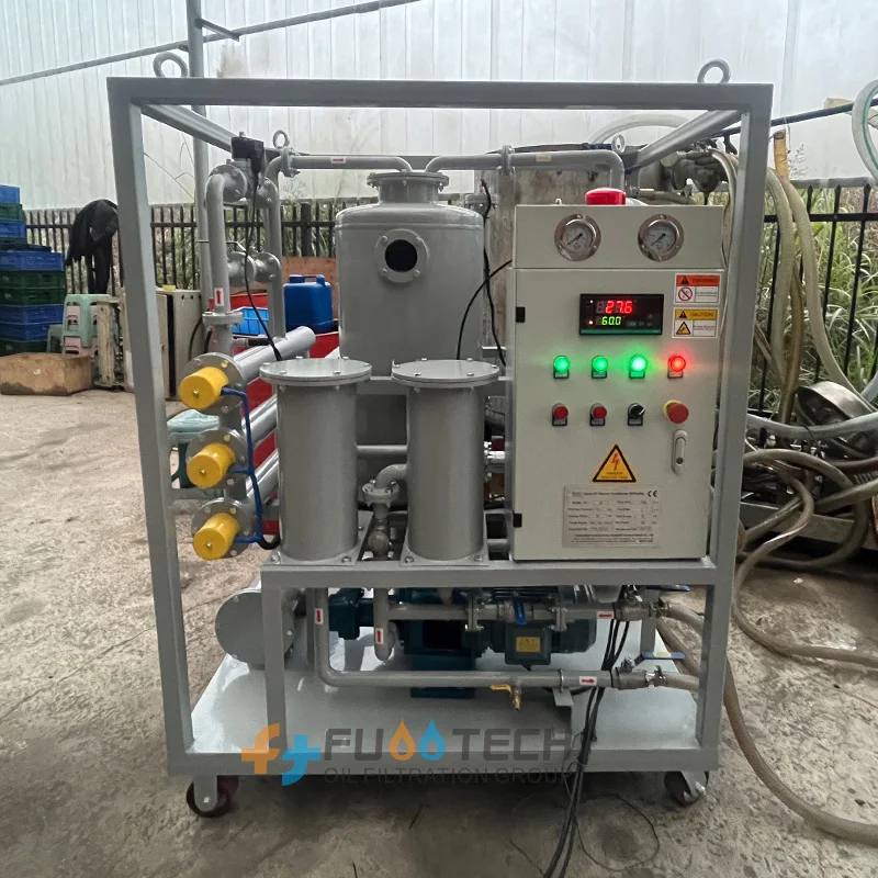 FUOOTECH transformers Oil Purifier Machine 3000l/h Vacuum Oil Purifier