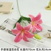2 flowers and bud - rose red